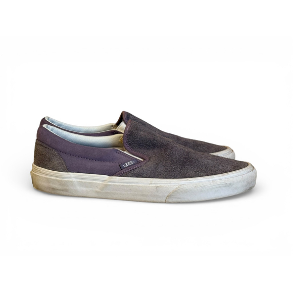 Vans Shoes - Vans Classic Slip-On Shoes Hairy Purple Suede Mens 8.5/Womens 10 Casual Skate